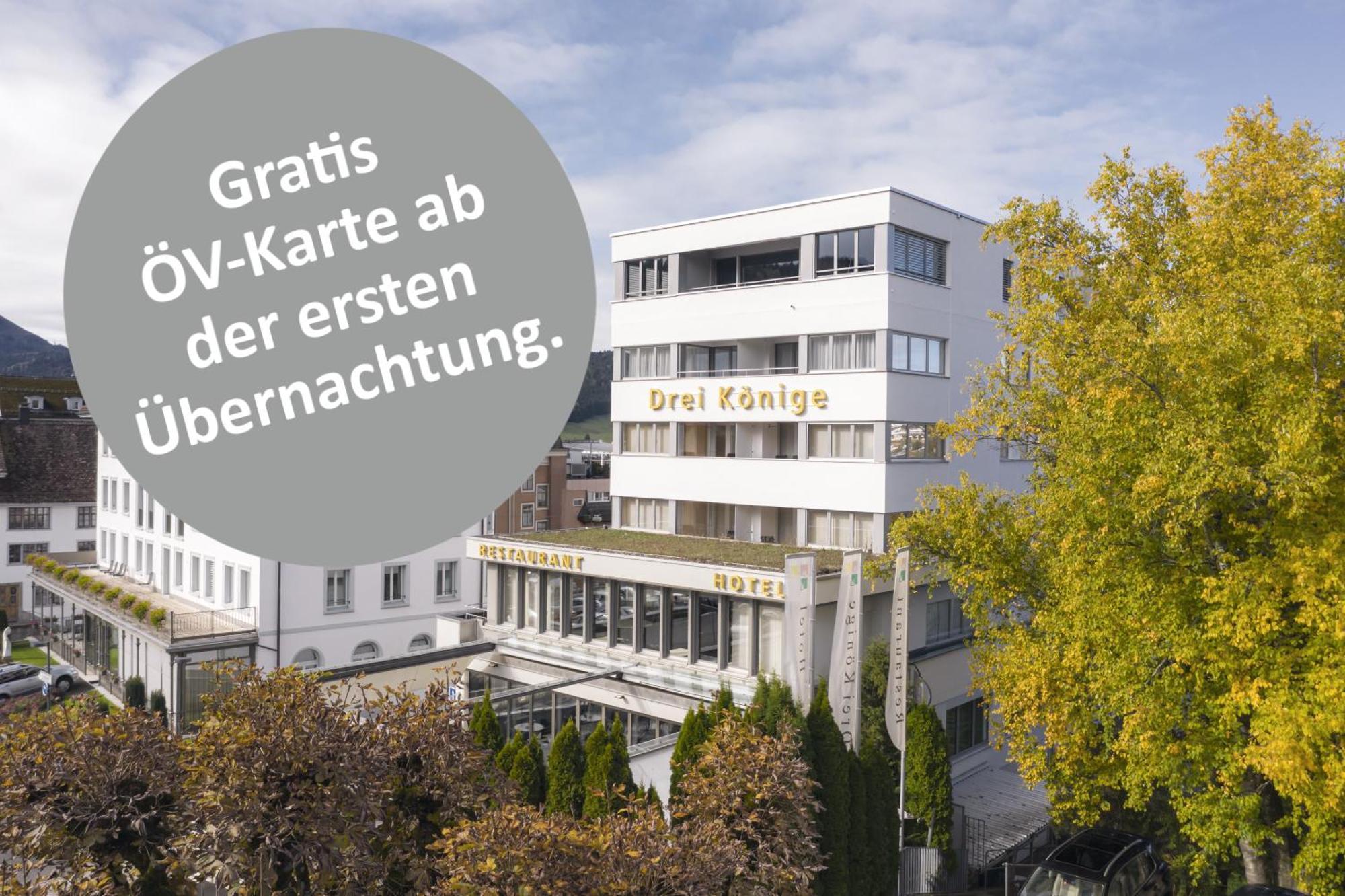 Hotel Drei Koenige Einsiedeln Bagian luar foto